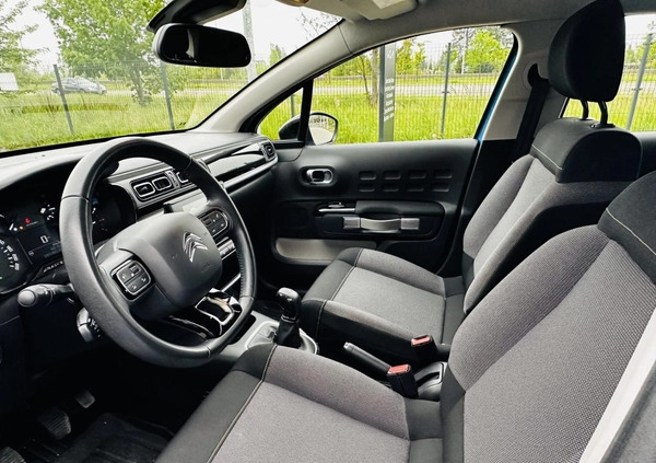 Citroen C3 cena 48900 przebieg: 85279, rok produkcji 2019 z Gdańsk małe 154